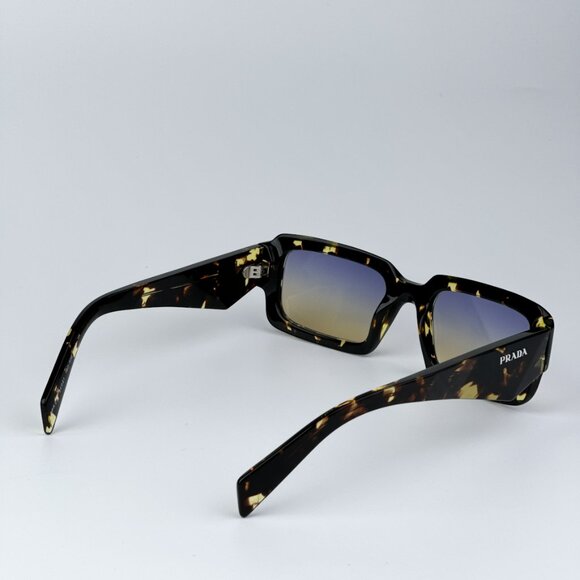 Prada PR27ZS 16O50E BRAND NEW Sunglasses Black Tortoise Gradient Yellow Unisex - Picture 6 of 10